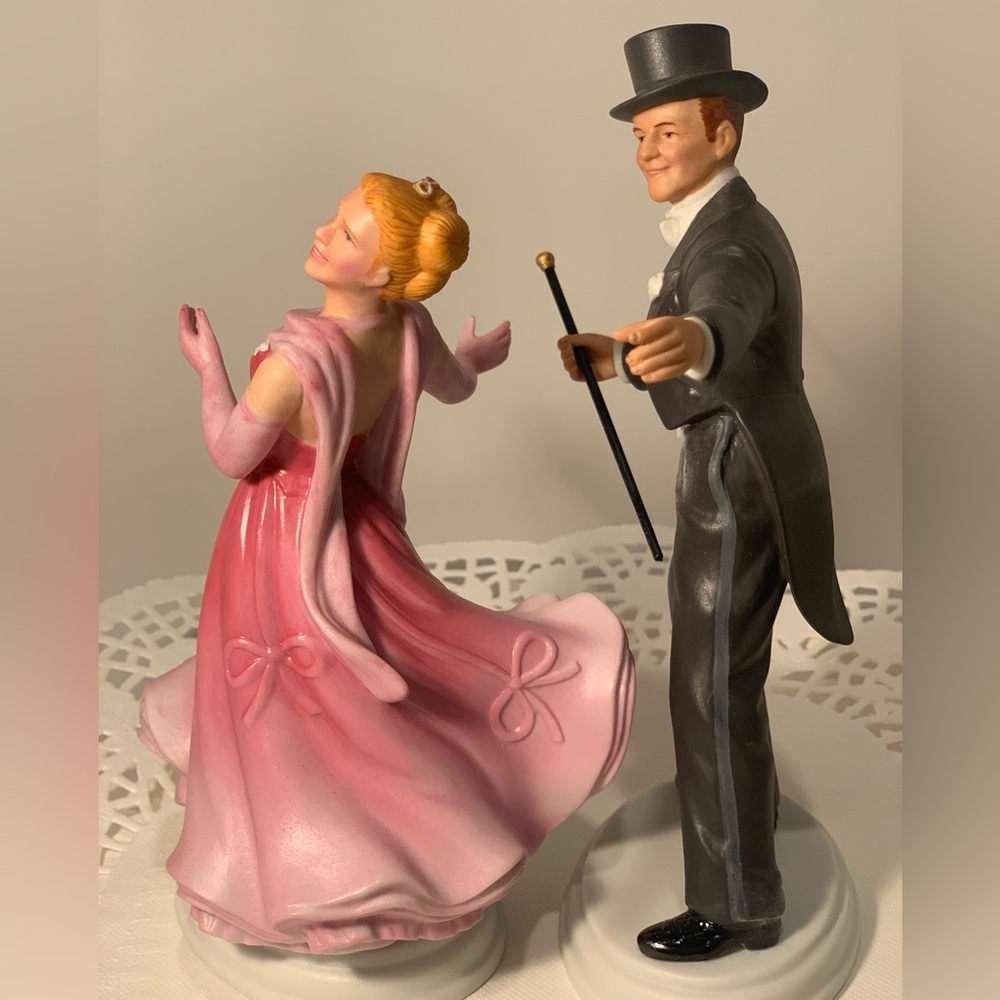 Ginger Rodgers and Fred Astaire Porcelain Figurines